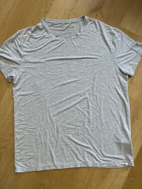 Derek Rose ✨ Large Ethan Micro Modal Stretch Light Blue Marl